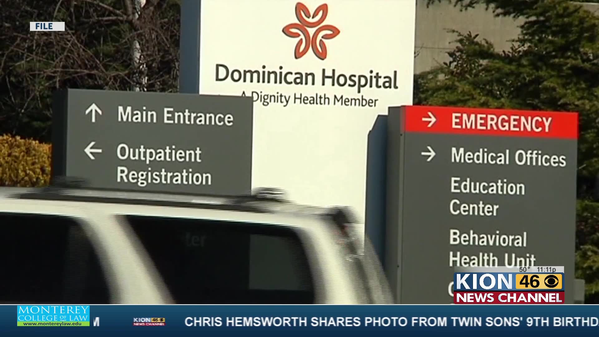 Santa Cruz healthcare workers picket outside of Dominican Hospital