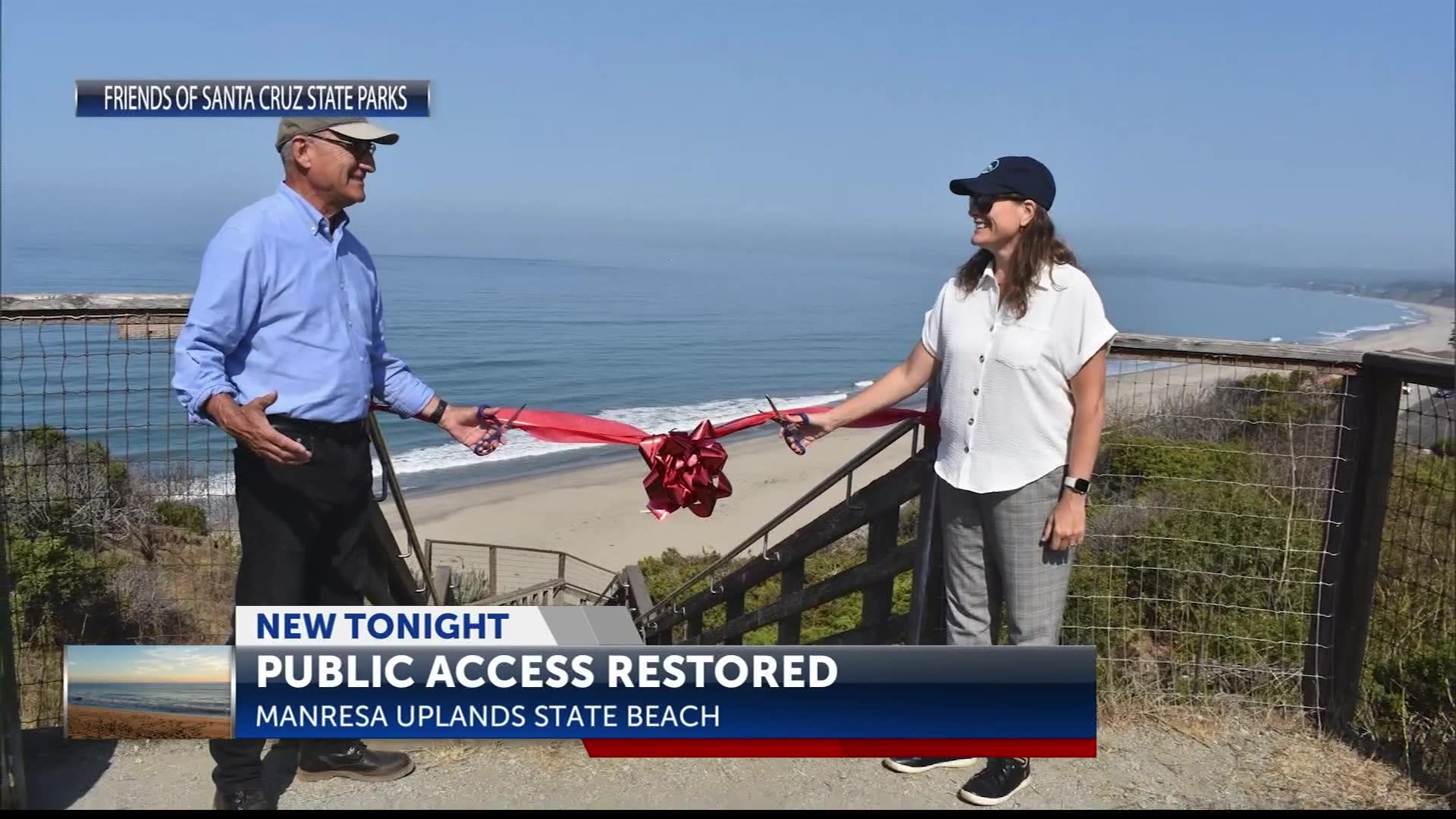 Public access restored to Manresa Uplands State Beach after seven